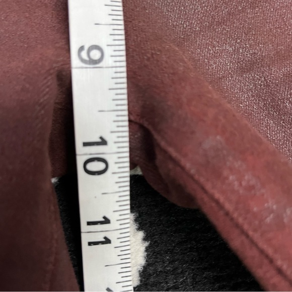 CITIZENS OF HUMANITY | Rocket High Rise Skinny Jeans Waxed Burgundy Red Size 25 - Picture 6 of 10